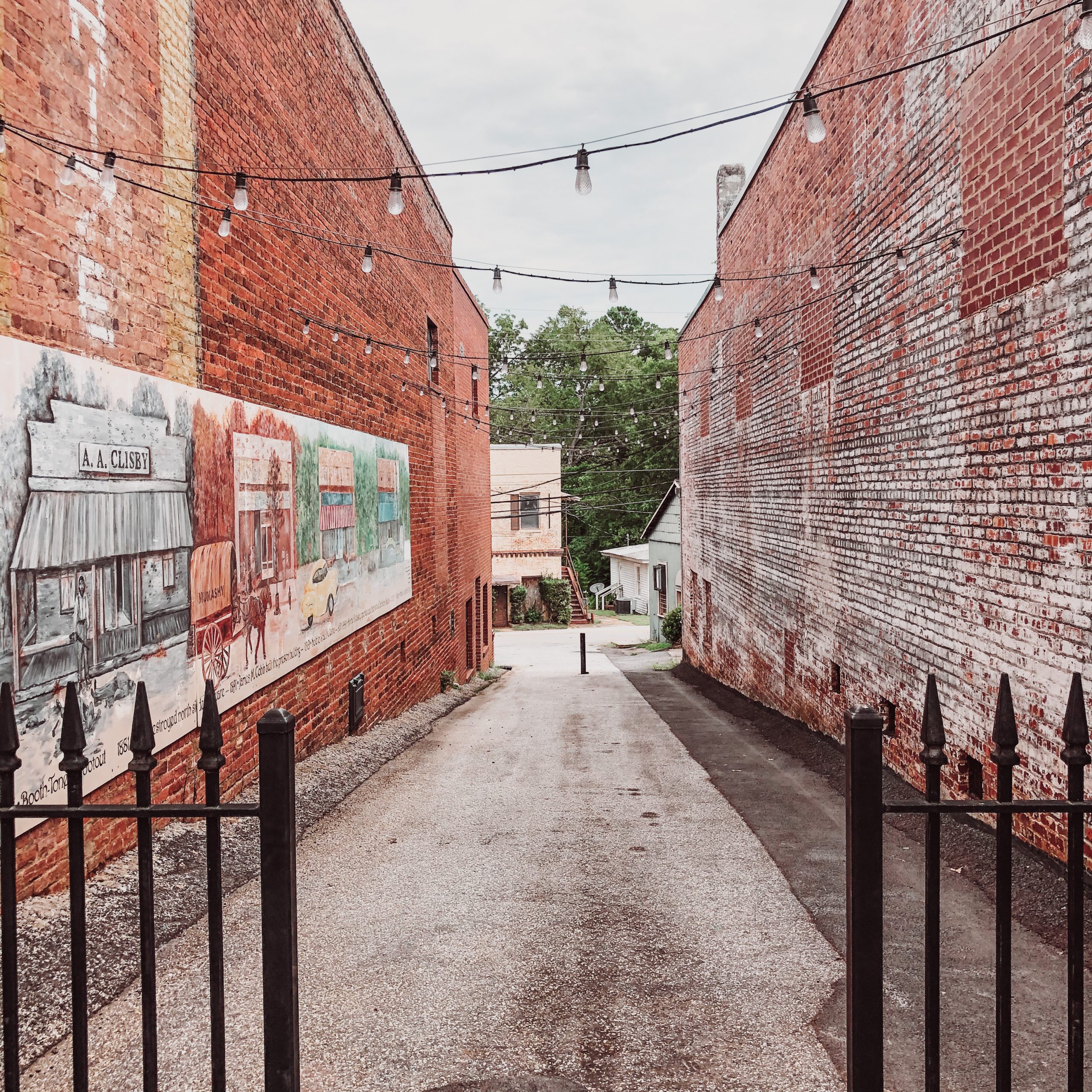 Brick Alley in Edgefield, SC