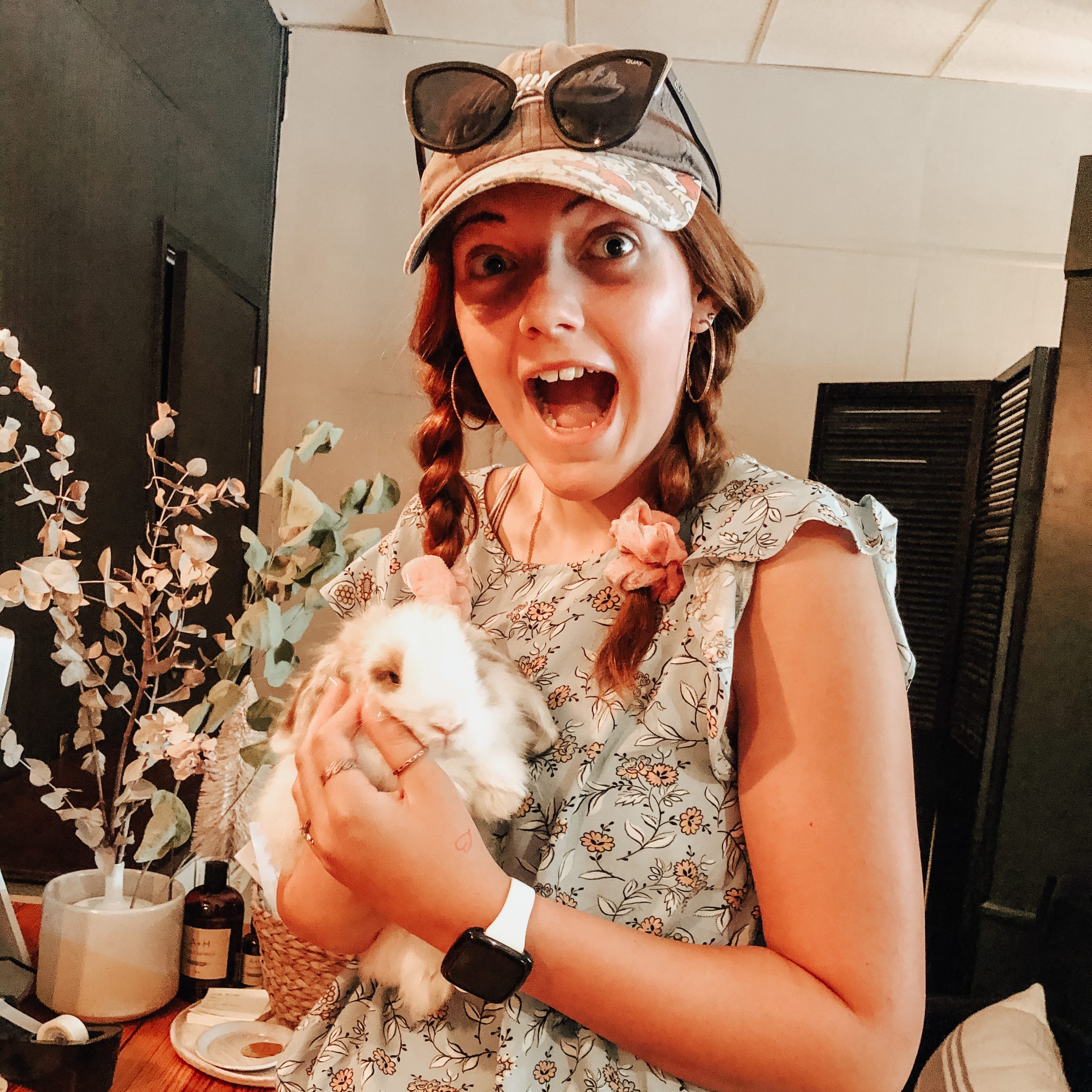 Pressley and the Bunny in Edgefield, SC