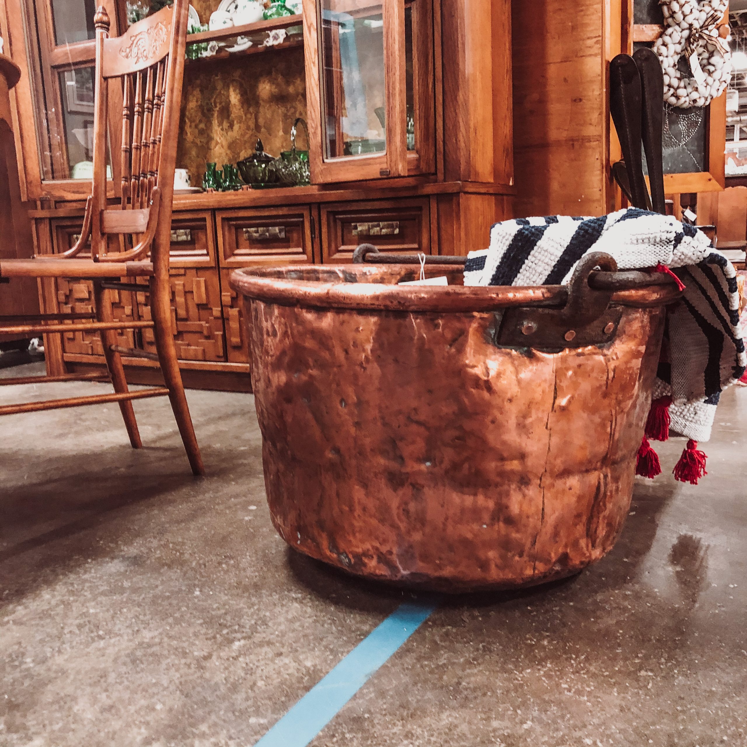 Large Copper Tub