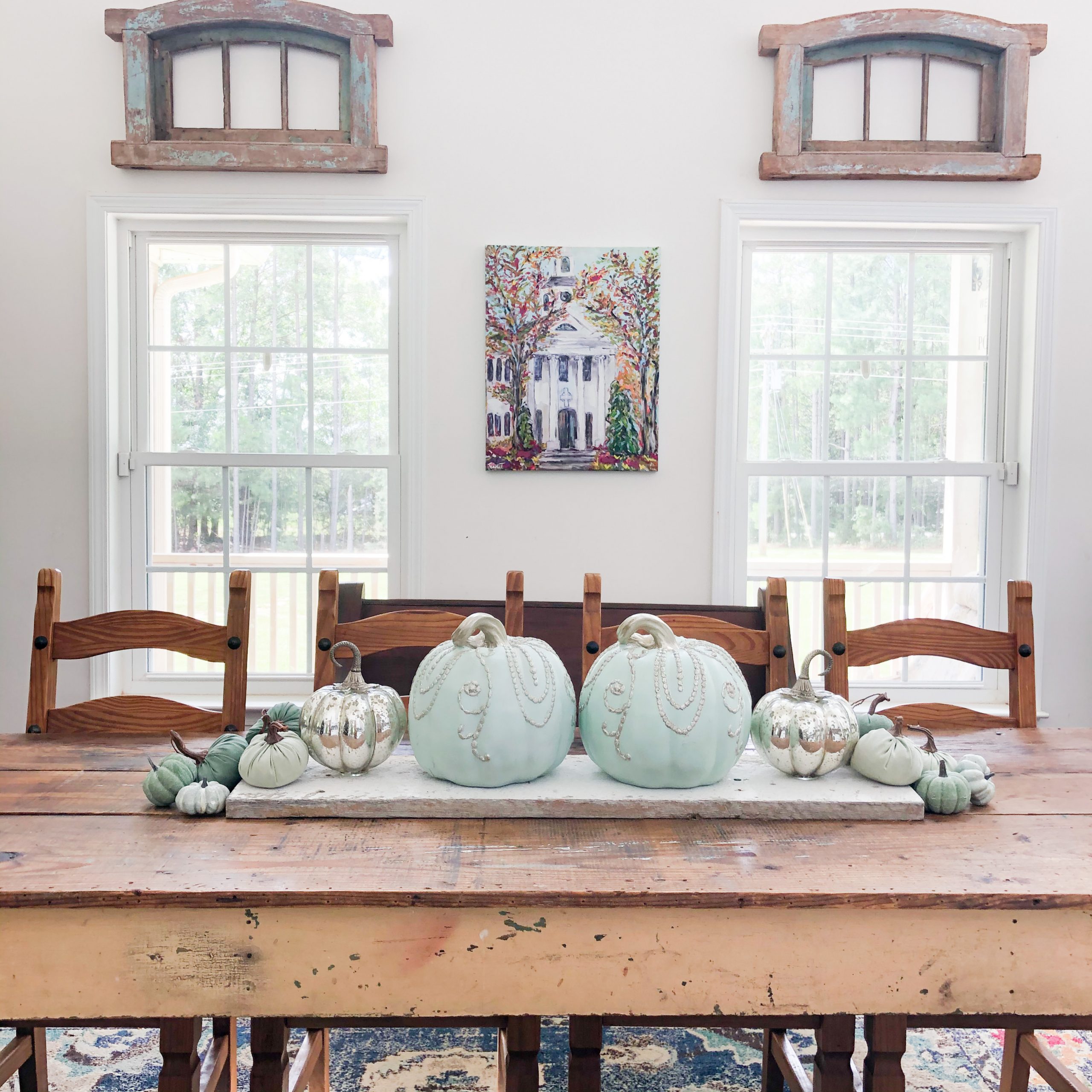 pumpkin centerpiece