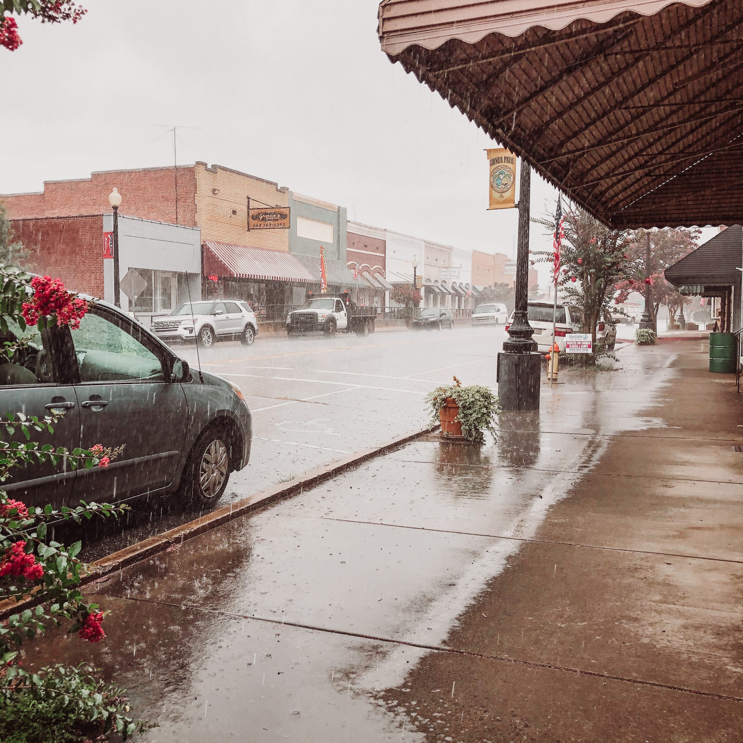 Rainy Downtown