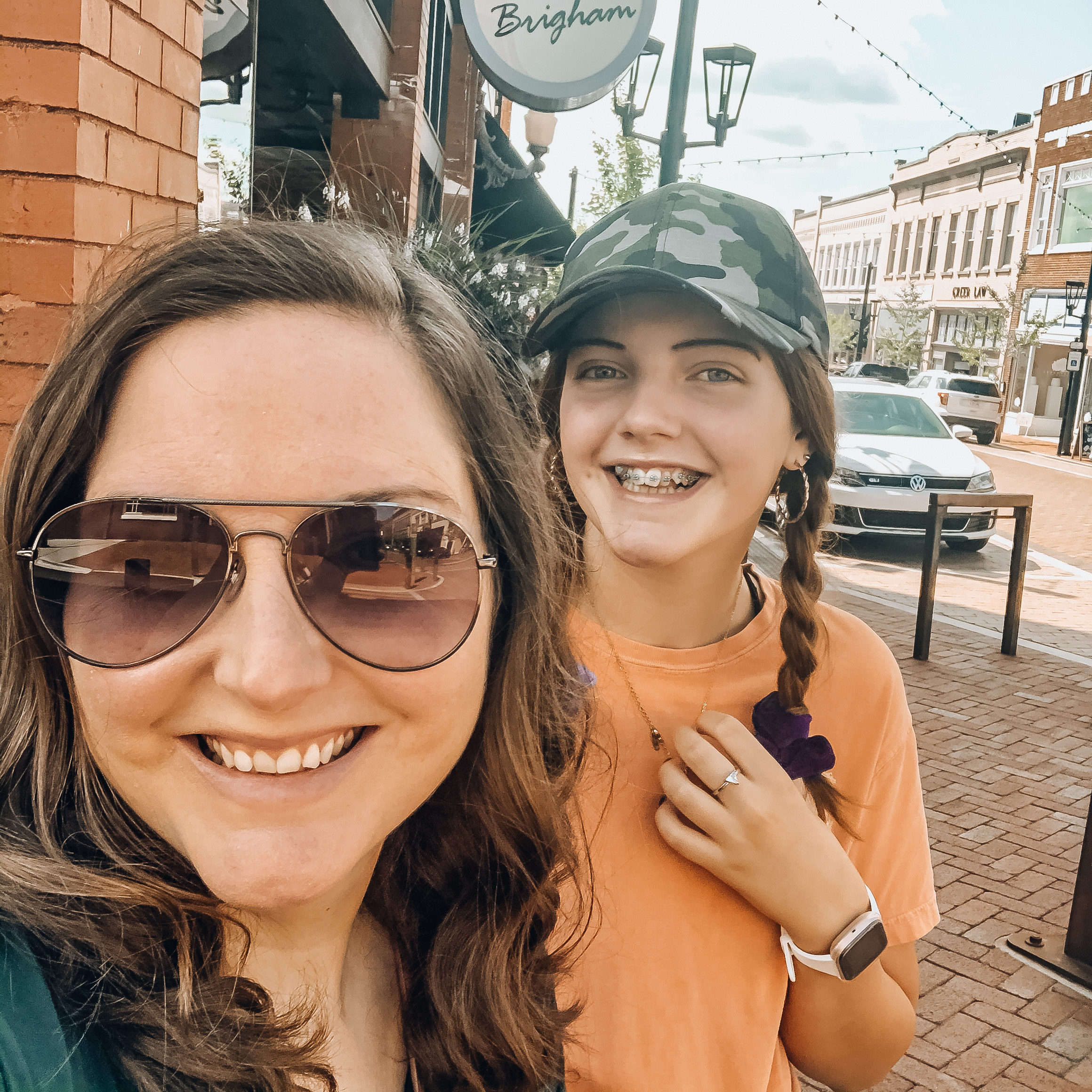 Downtown Greer selfie