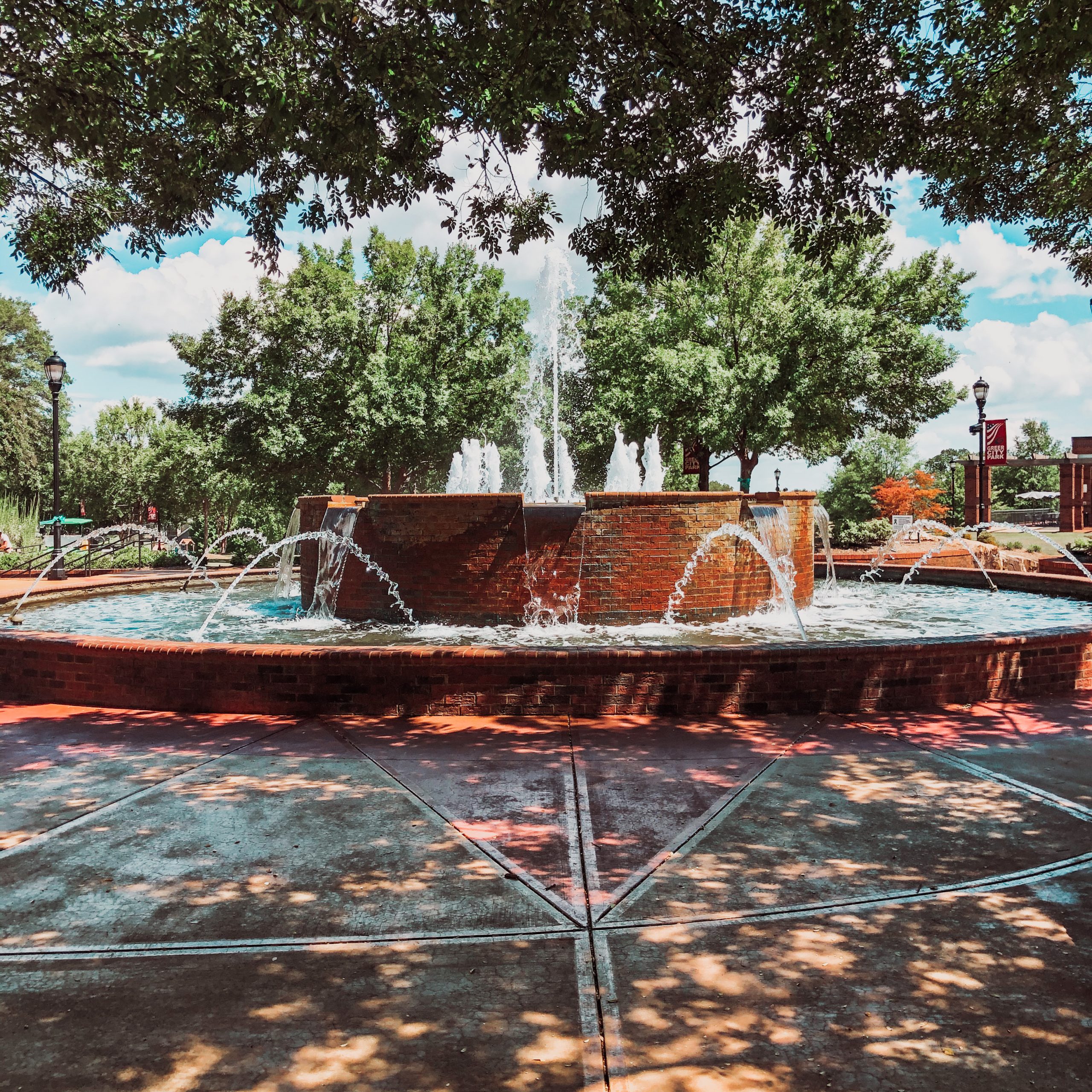 Fountain at Greer City Park
